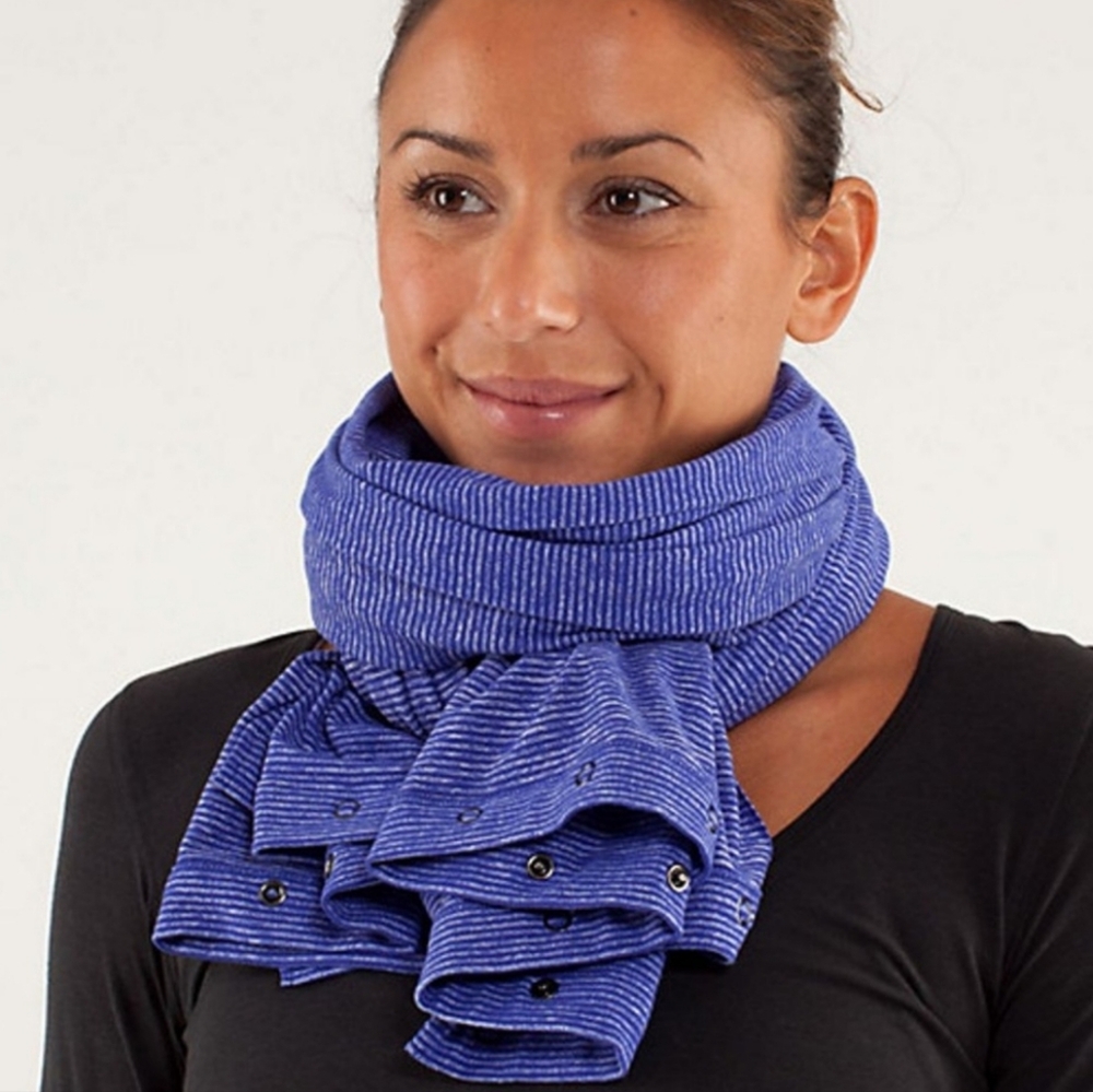 Lululemon Athletica Blue Scarf